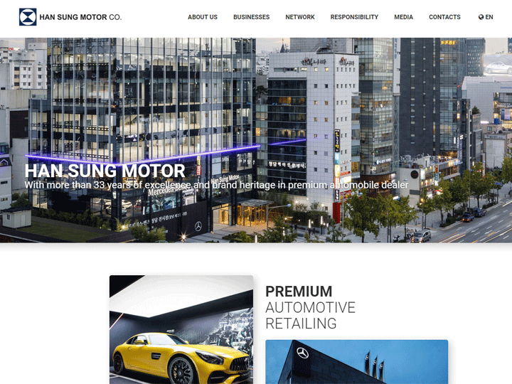 CMS Featured Corporate Website